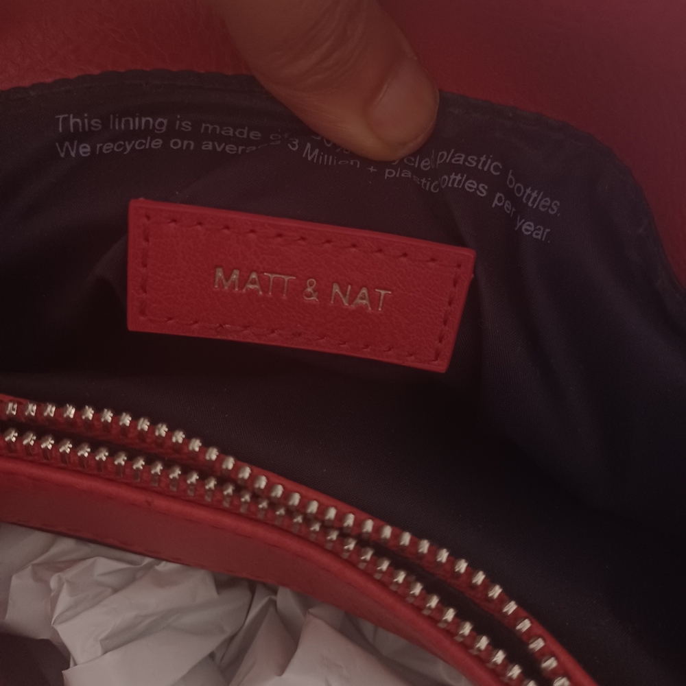 Matt & Nat Pink Women's Bag Tote Purse Barbiecore Vegan Satchel - Picture 11 of 16